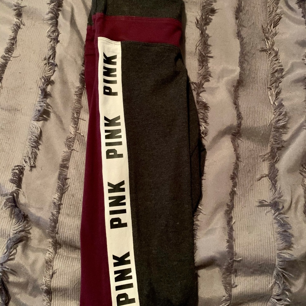 Pink leggings size small